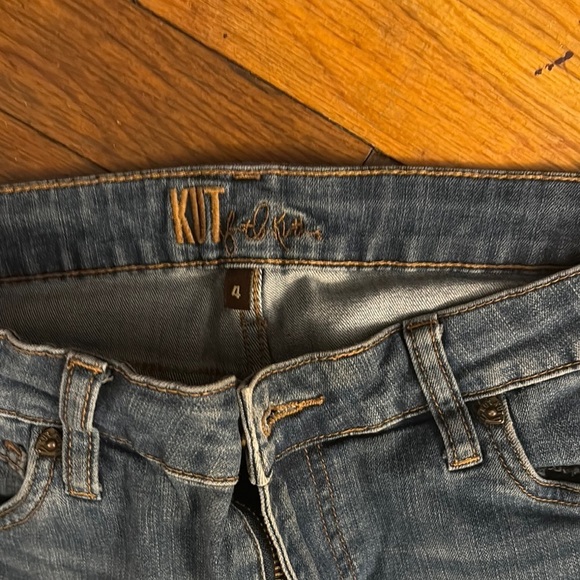 Kut from the Kloth Blue Straight Jeans‎ - Picture 2 of 4